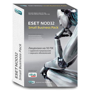 Антивирус Eset NOD32 Small Business Pack newsale for 10 user (NOD32-SBP-NS(CARD)-1-10)