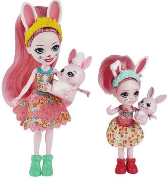 Игровой набор Enchantimals БРИ КРОЛЯ С СЕСТРИЧКОЙ И ПИТОМЦАМИ кукла